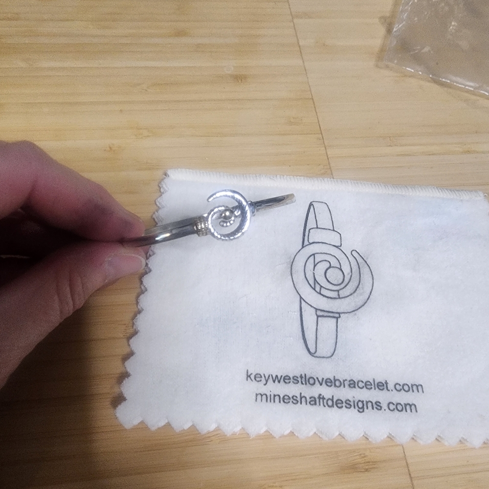 Silver Spiral Bracelet